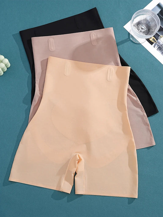 Seamless High Waist Shapewear Panties for Women Slimming Bodyshorts Tummy Control Butt Lifting Underwear Female Soft Body Shaper